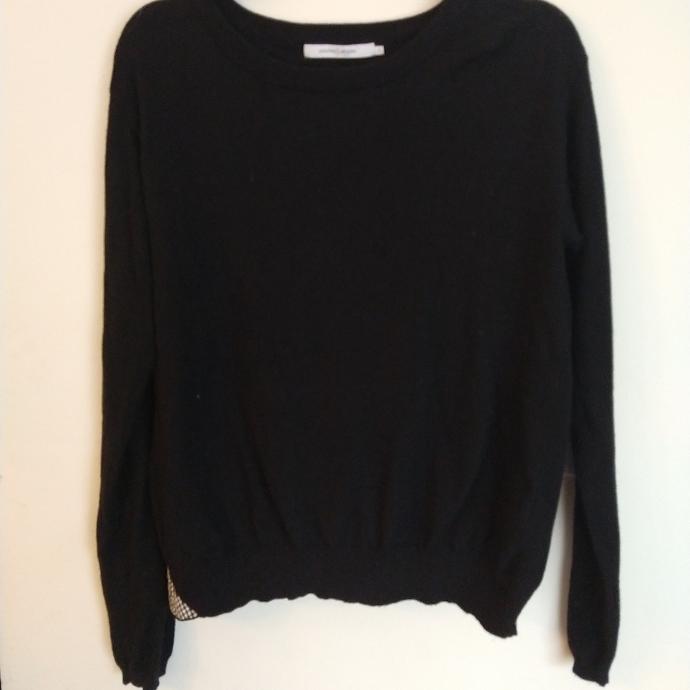 Open Back Black Sweater